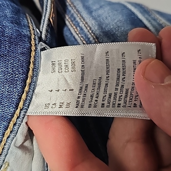 American Eagle super stretch size 4 high rise jeggings - Picture 8 of 8